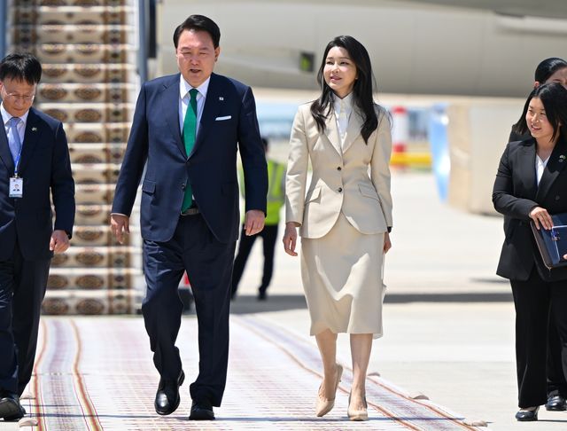 ▲윤 대통령 부부(사진=연합뉴스)