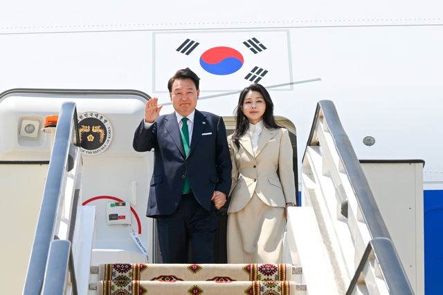 ▲윤 대통령 부부(사진=연합뉴스)