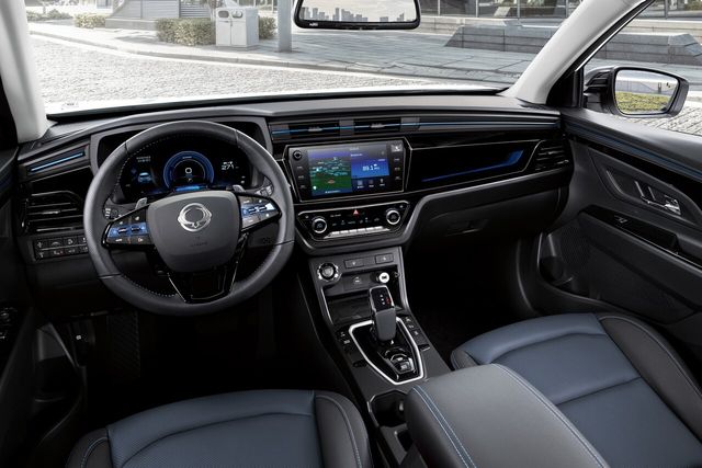 ▲KG모빌리티 코란도 EV 실내(사진=KG모빌리티)