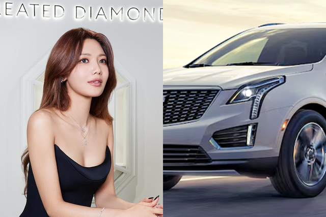 ▲최수영, 캐딜락 XT5(사진=최수영 SNS, 캐딜락)