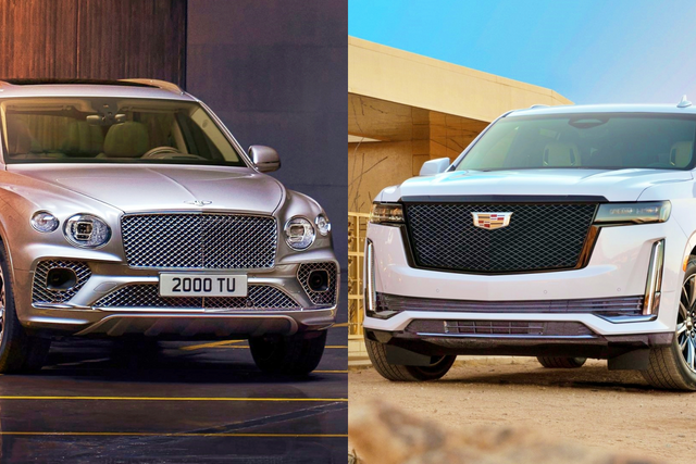 ▲벤틀리 벤테이가, 캐딜락 에스컬레이드(사진=각 브랜드)