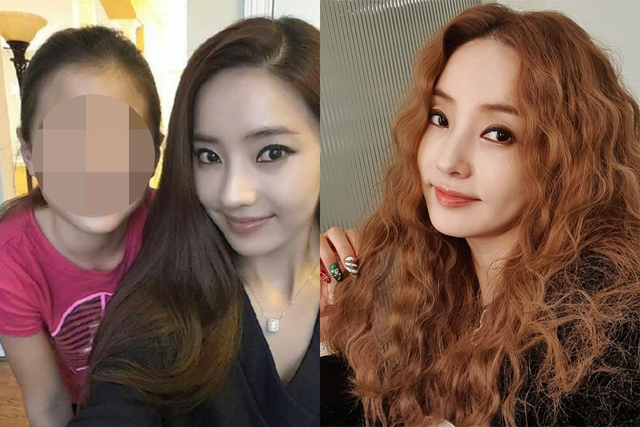 ▲배우 한채영, 한채영의 조카 (사진=한채영 SNS)