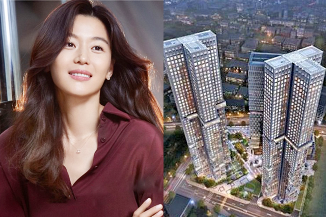 ▲전지현, 아크로서울포레스트 (사진= 스톤헨지, 대림산업 조감도)