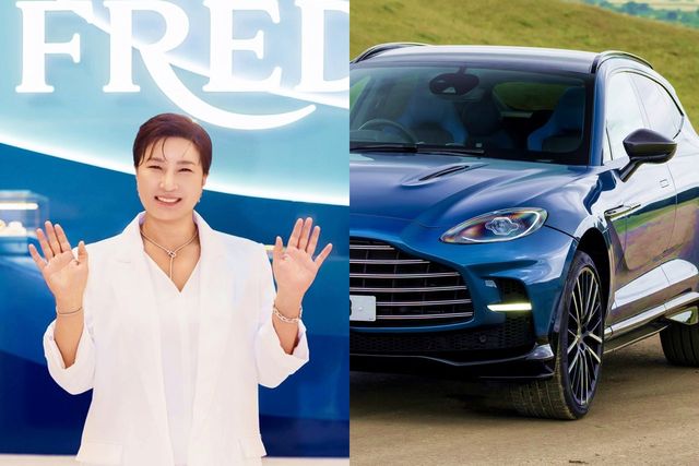 ▲박세리, 애스터마틴 DBX707(사진=박세리 개인 SNS, 애스터 마틴)