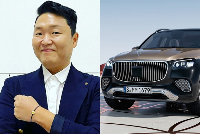 ▲싸이, 메르세데스-마이바흐 GLS(사진=싸이 SNS, 메르세데스-마이바흐)