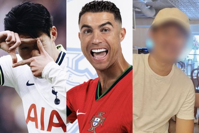 ▲손흥민·호날두·박지성 (사진=손흥민·호날두·박지성 아내 김민지 SNS)