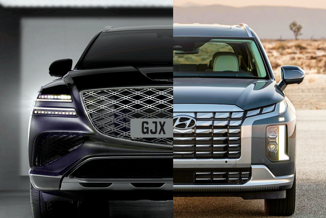 ▲제네시스 GV80, 현대 팰리세이드(사진=각 브랜드)