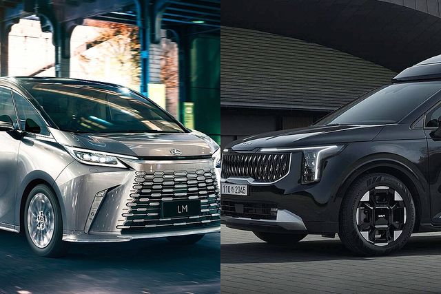 ▲렉서스 LM, 카니발 하이리무진(사진=렉서스, 기아)