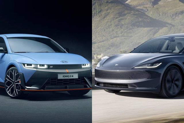 ▲현대차 아이오닉 5 N, 테슬라 모델 3 하이랜드(사진=현대차, 테슬라)