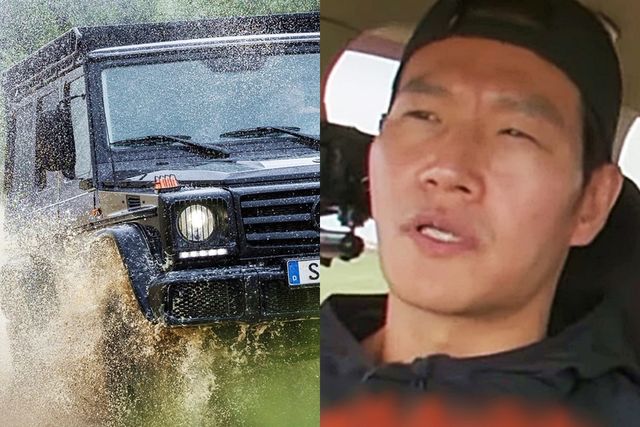 ▲메르세데스-벤츠&nbsp;G클래스, 김종국(사진=메르세데스-벤츠, JTBC 유튜브)