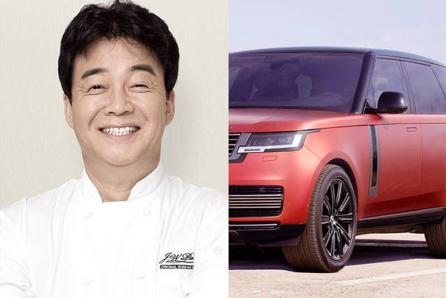 ▲백종원, 레인지로버 (사진=백종원 SNS, 랜드로버)