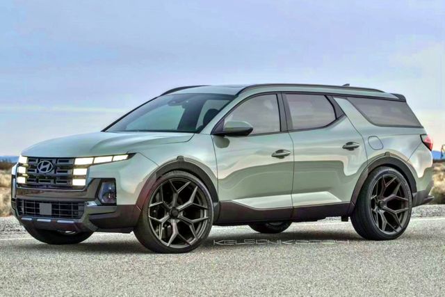▲현대 싼타크루즈 기반 SUV 렌더링(사진=인스타그램 'kensonik')
