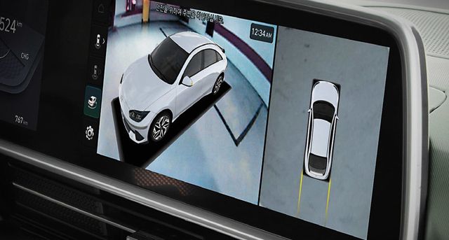 ▲참고사진, 차 주변 360도를 전부 확인할 수 있는 서라운드 뷰 모니터(사진=View H)