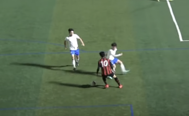 ▲임영웅 축구 (사진=유튜브 '리턴즈 FC')