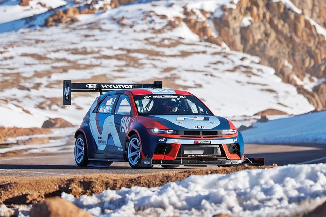 ▲양산형 전기차 개조 차량 최고 기록을 경신한&nbsp;아이오닉 5 N TA Spec(사진=현대차)