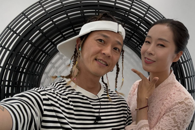 ▲팝핀현준, 박애리(사진=팝핀현준 SNS)