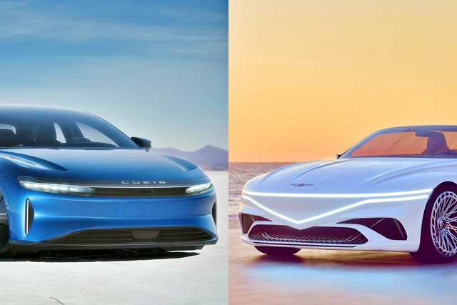 ▲루시드 에어 사파이어, 제네시스 X 컨버터블 콘셉트(사진=각 브랜드)