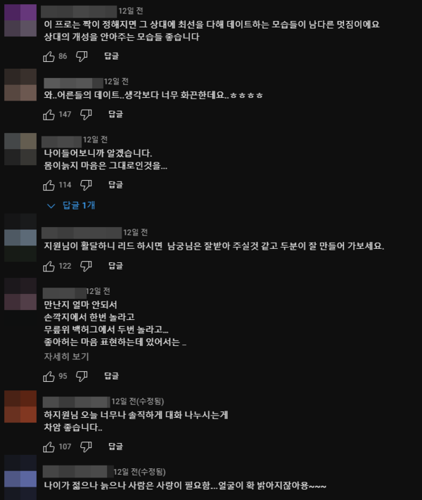 누리꾼 반응 (사진=유튜브 캡처)