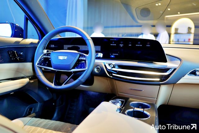 ▲캐딜락 리릭 실내(사진=김동민 기자)