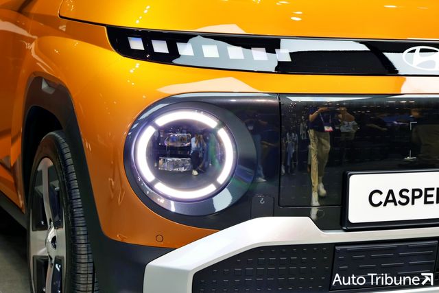 ▲현대 캐스퍼 일렉트릭 LED 헤드램프(사진=김동민 기자)