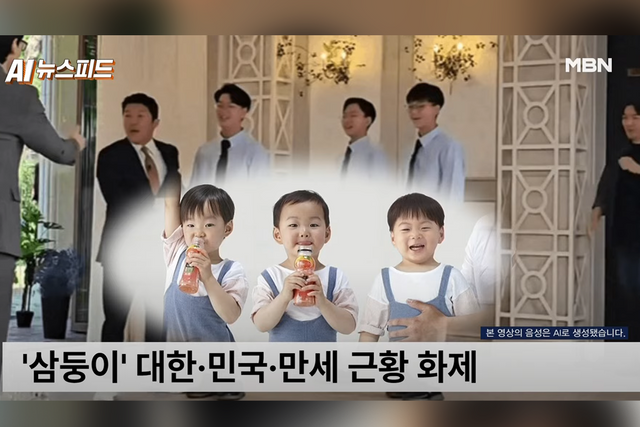 ▲삼둥이 (사진= MBN NEWS)
