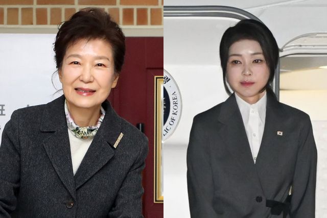 ▲박근혜 전 대통령과 김건희 여사 (사진=뉴스1)