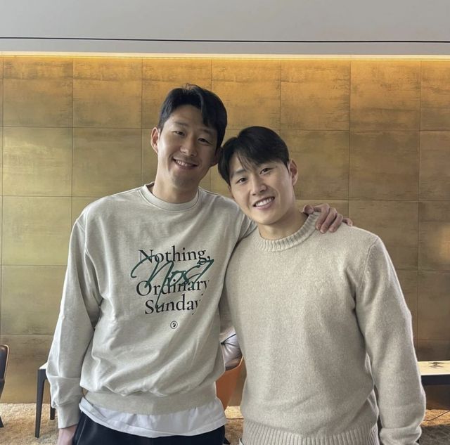 ▲토트넘 손흥민과 PSG 이강인 (사진=손흥민 SNS)