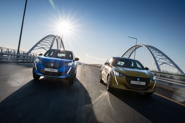 ▲푸조 e-208과 e-2008 SUV(사진=푸조)