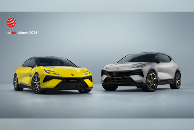 ▲로터스가 2024 레드닷 디자인 어워드에서 제품디자인 부문 본상을 수상했다(사진=로터스)