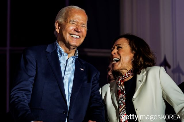 ▲조 바이든 미국 대통령과 카멀라 해리스 부통령 (사진=게이티이미지코리아)