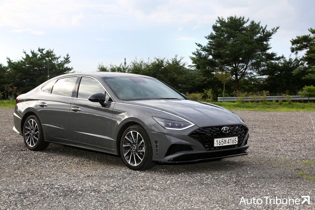 ▲현대 쏘나타 DN8(사진=양봉수 기자)