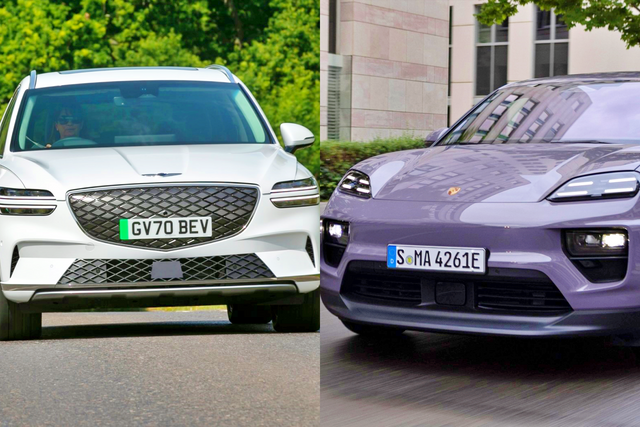 ▲제네시스 GV70 전기차, 포르쉐 마칸 일렉트릭(사진=각 브랜드)