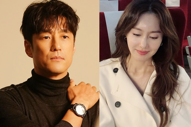 ▲지진희, 김지수 (사진= 이끌 엔터테인먼트, 김지수 SNS)