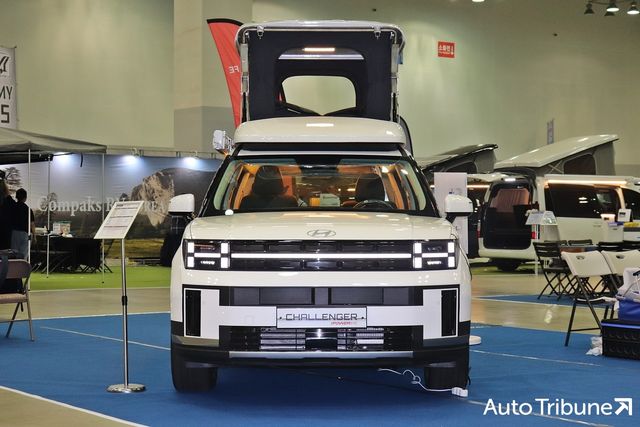 ▲패밀리카라반 싼타페 챌린저 캠핑카(사진=최현진 기자)