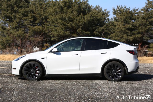 ▲테슬라 모델 Y(사진=양봉수 기자)