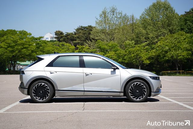 ▲현대 아이오닉 5 초기형(사진=기노현 기자)