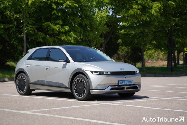 ▲현대 아이오닉 5 초기형(사진=기노현 기자)