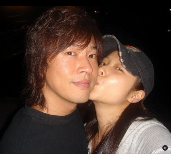 ▲김정민, 타니 루미코 (사진= 김정민 SNS)