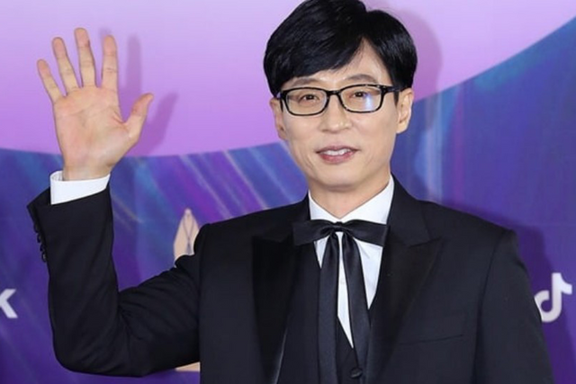 ▲유재석 (사진=백제예술대상사무국)