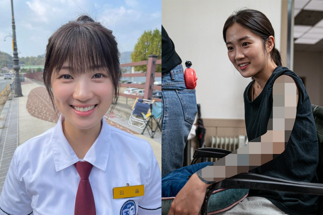 ▲김혜윤 (사진=김혜윤 SNS, '불도저를 탄 소녀' 스틸컷)