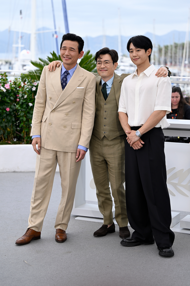 ▲황정민, 류승완 감독, 정해인 (사진=gettyimageKOREA)