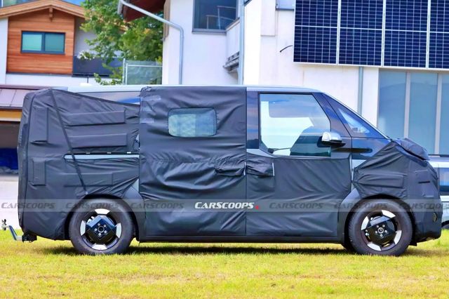 ▲기아 PV5 패신저 테스트카(사진=Carscoops)