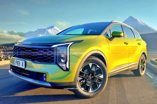 ▲신형 스포티지 예상도(사진=carscoops)