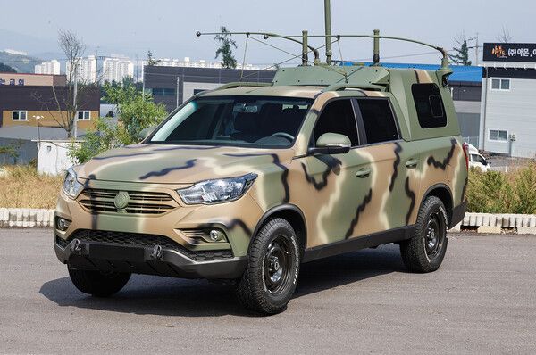 ▲군납용 렉스턴 스포츠(사진=KG모빌리티)