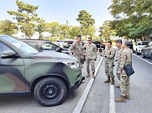 ▲군납용 렉스턴 스포츠(사진=KG모빌리티)