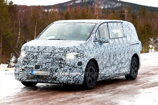 ▲메르세데스-벤츠 V클래스 전기차(사진=Carcoops)