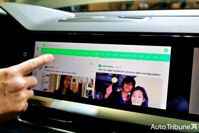 ▲르노 그랑 콜레오스 디스플레이(사진=김동민 기자)