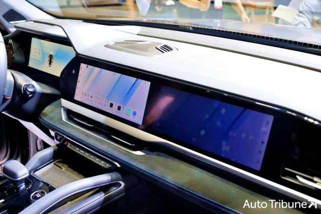 ▲르노 그랑 콜레오스 openR 파노라마 스크린(사진=김동민 기자)