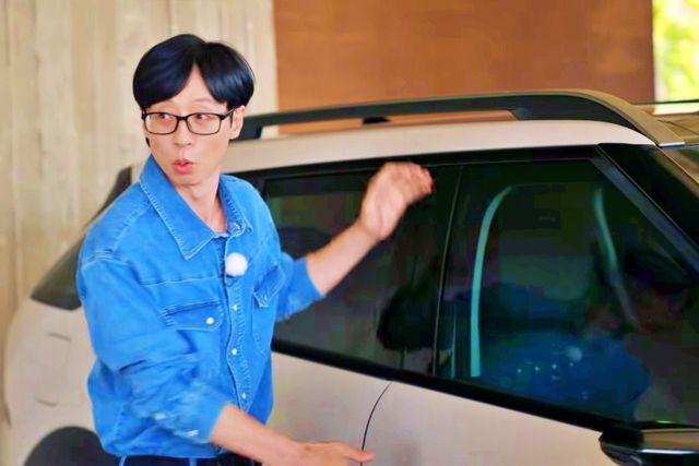 유재석과 넥쏘 /사진=유튜브 '현대자동차'