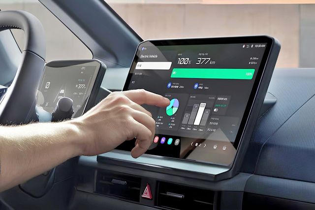 PV5에 탑재된 플레오스 커넥트 기반 PBV 전용 OS /사진=기아
